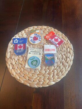 Vintage Patches from the 70's Ski & Travel
